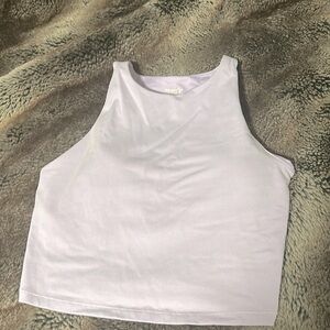 Working out t-shirt with built in sports bra